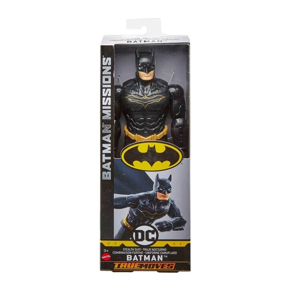 BATMAN MISSION 30 CM AKSIYON FIGURLERI SIYAH BATMAN FVM69 Toystop FVM74