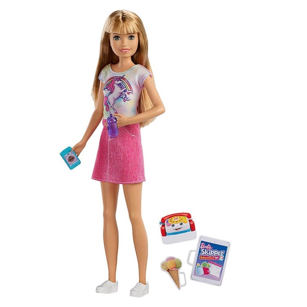 BARBIE BEBEK BAKICISI BEBEKLER SARISIN FHY89 Toystop FXG91