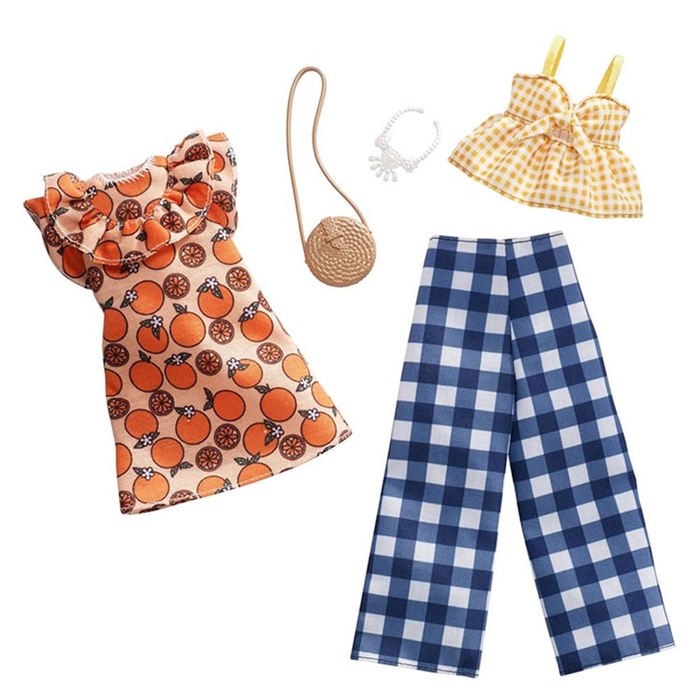 BARBIENIN KIYAFETLERI IKILI PAKET MEYVE DESENLI FKT27-FXJ61 Toystop FXJ61
