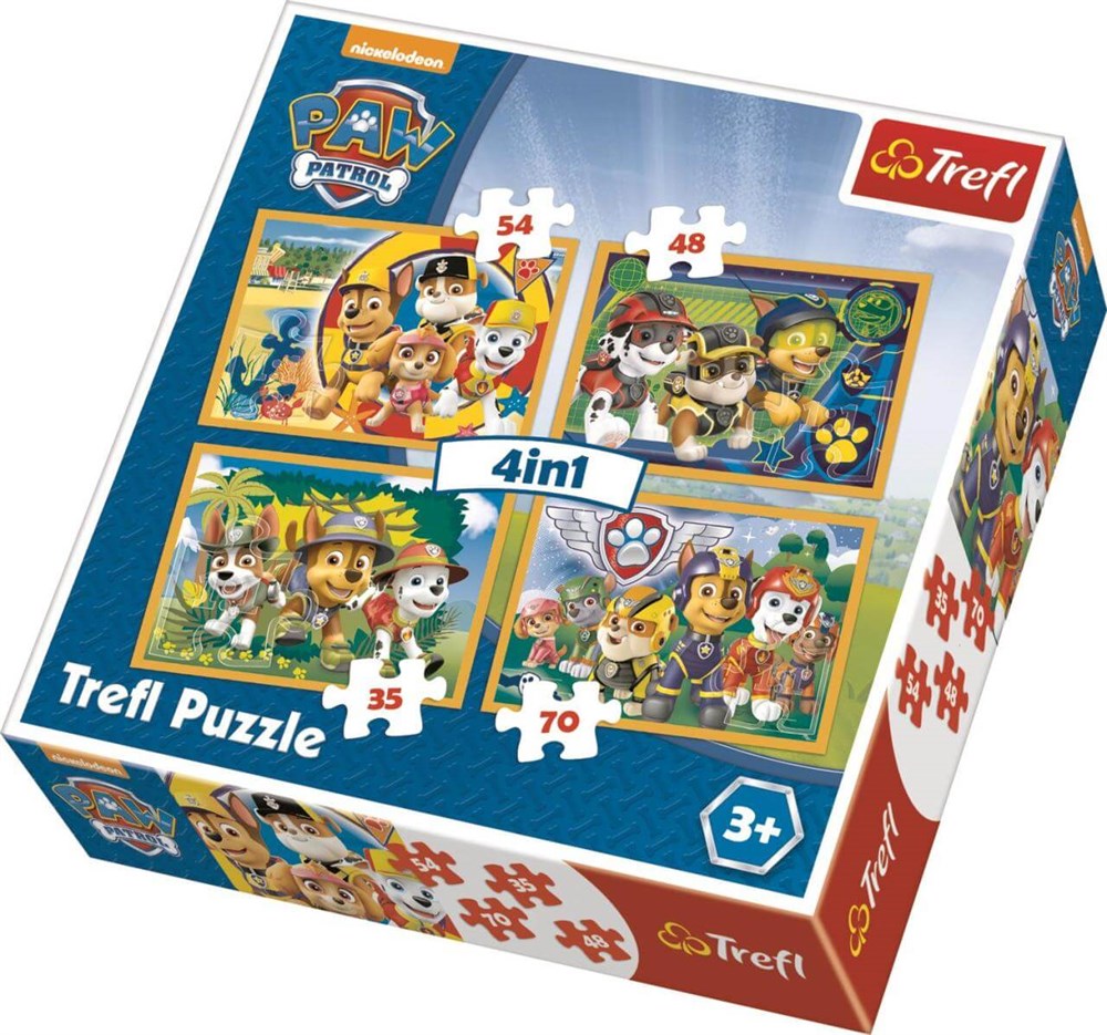 TREFL 4 IN 1 PAW PATROL ALWAYS ON TIME Toystop HD 34307