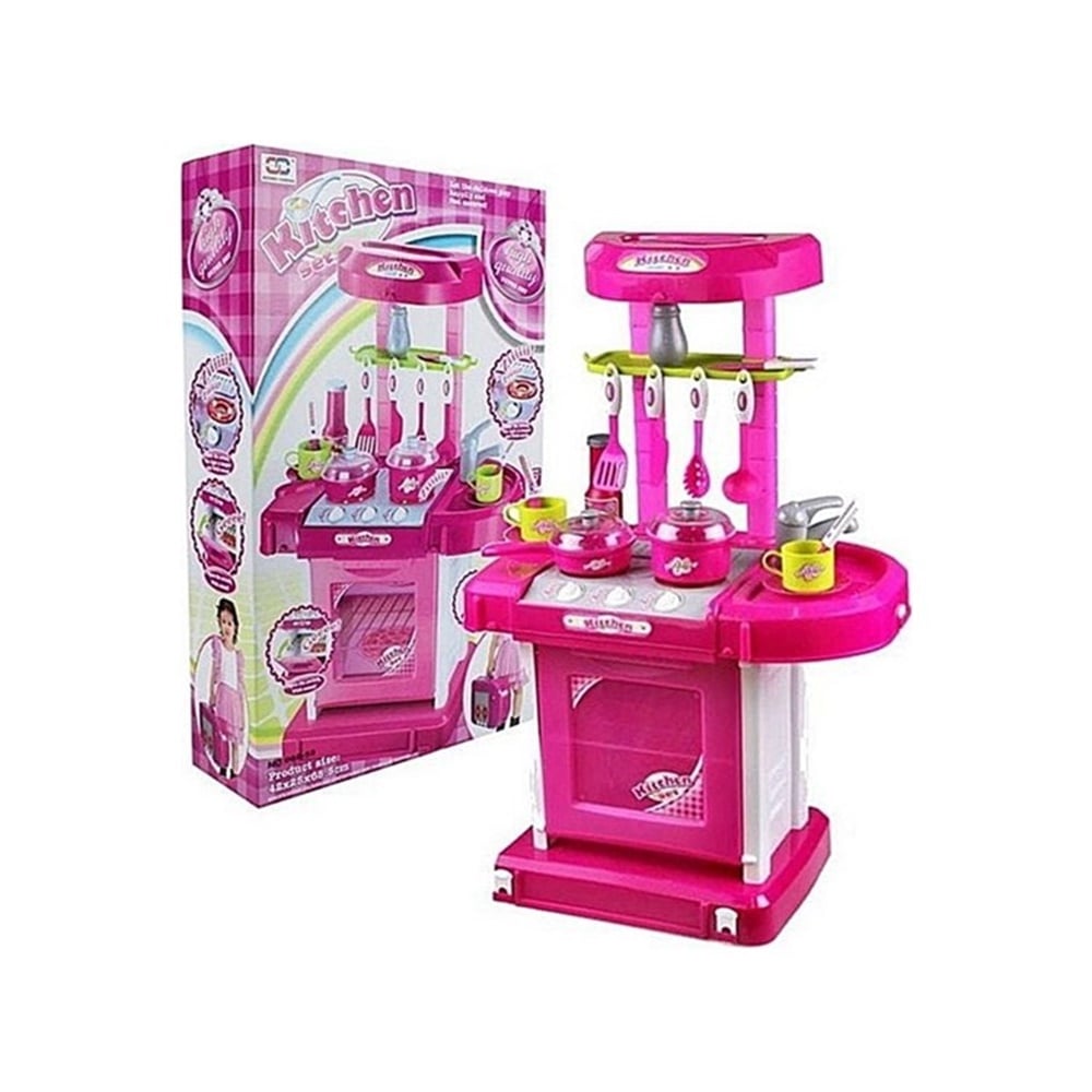 CANTALI MUTFAK SETI PEMBE Toystop KZL 008 58