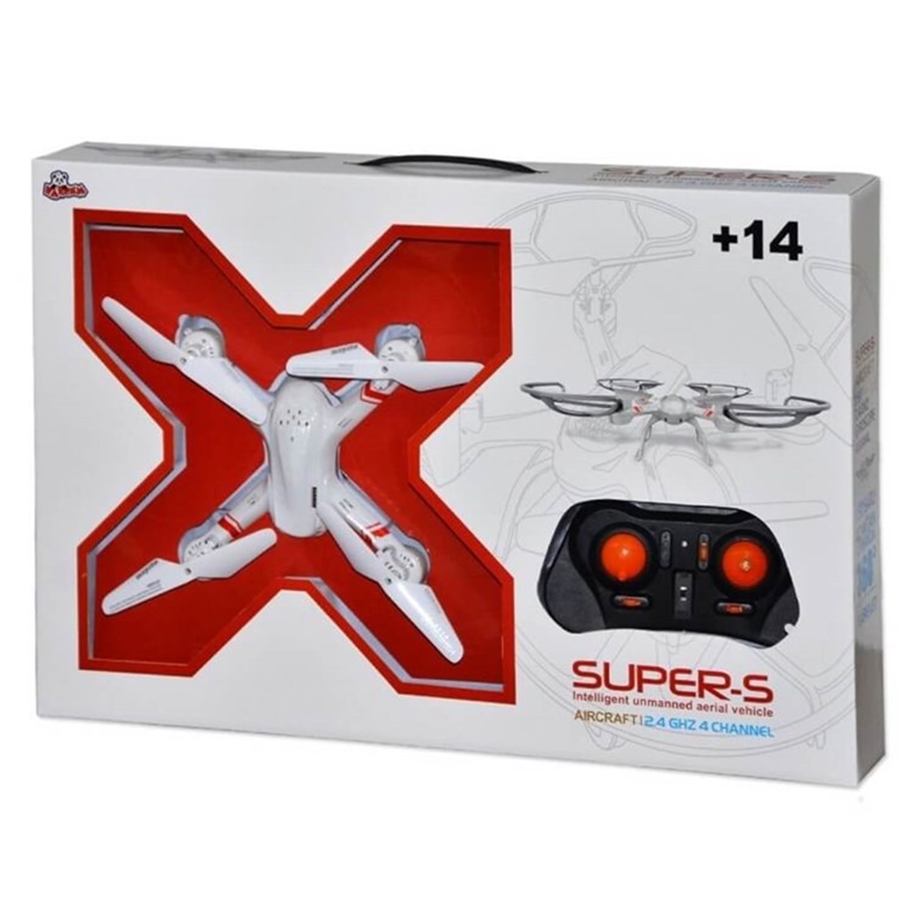 KUTULU 4 CHANNEL 2.4 GHZ. DRONE HELIKOPTER Toystop N745S/33041
