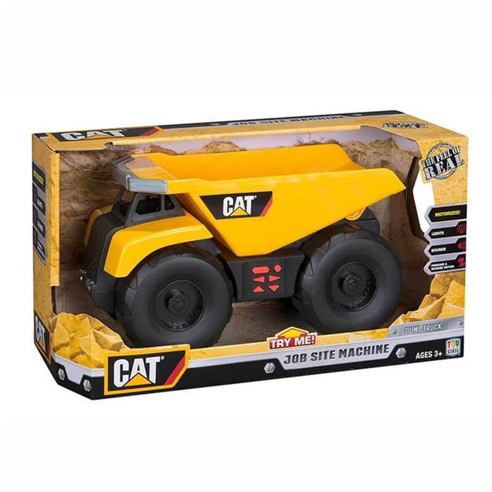 CAT IS MAKINASI DUMP TRUCK SESLI VE ISIKLI FONKSIYONLU Toystop NC34621