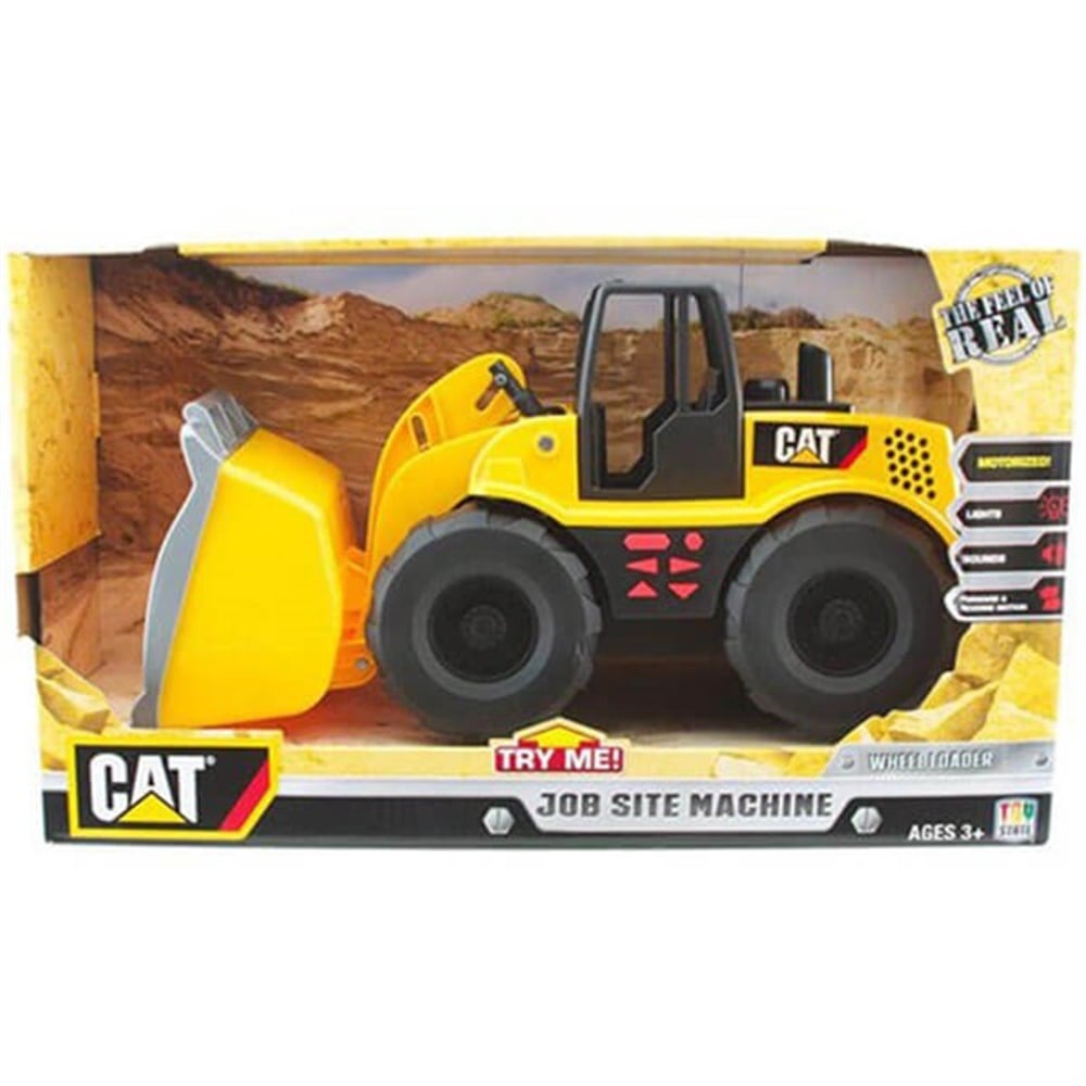 Cat Sesli Full Fonksiyonlu Kepçe İş Makinası Toystop NC35643
