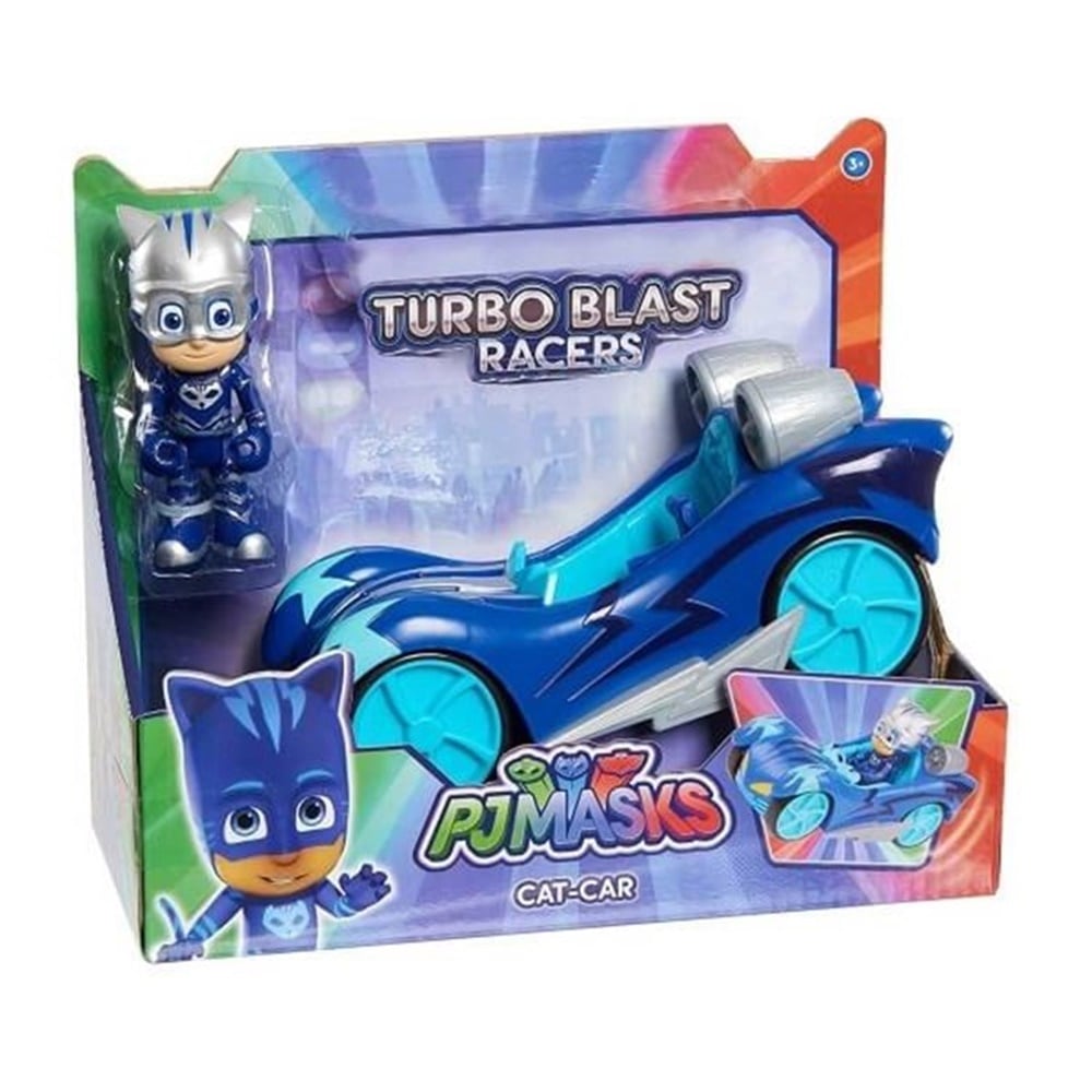 PJ MASKELILER TURBO BLAST KEDI COCUK VE KEDI ARABA 24975 PJM4500 Toystop PJM45000