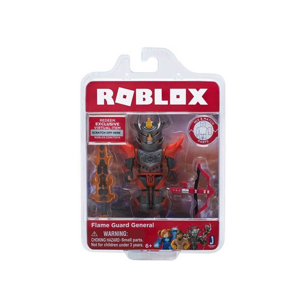 ROBLOX FIGUR PAKETI W4-10705X4 FLAME GUARD GENERAL Toystop RBL15000 FG