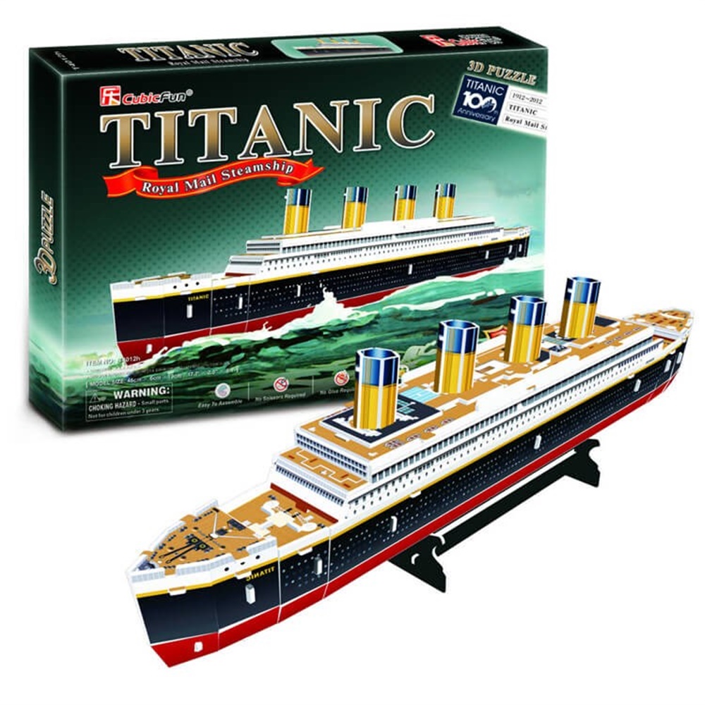 CUBIC FUN 3D TITANIC GEMI Toystop T4012H