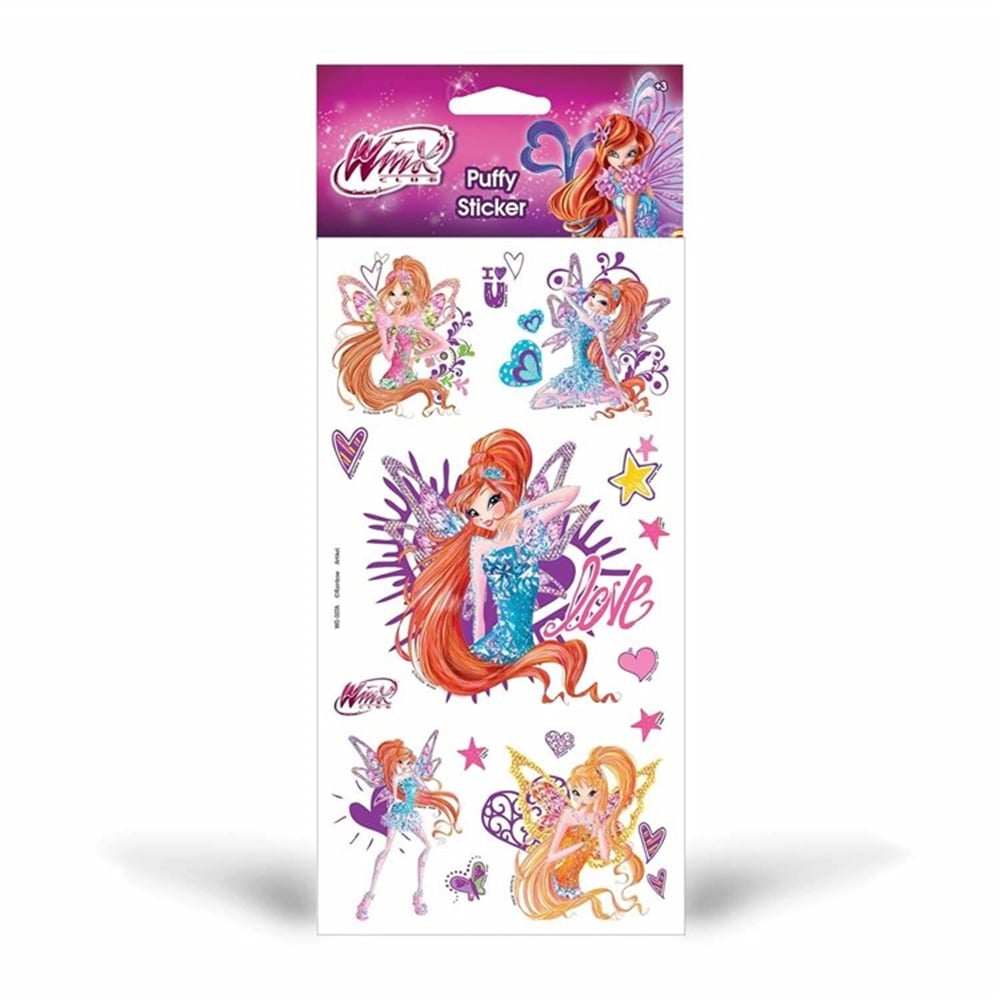 WINX PUFFY STICKER Toystop WG-007