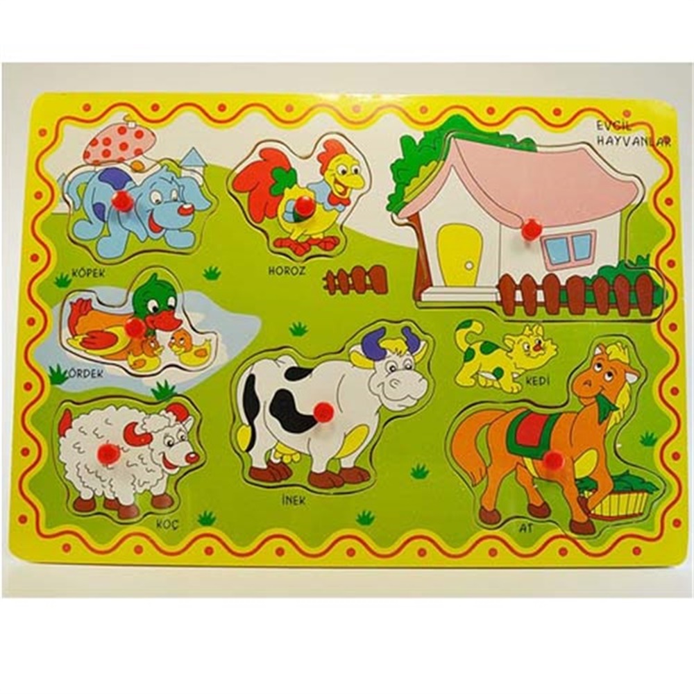 Tutmalı Ahşap Puzzle 