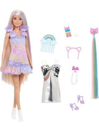 BARBIE UPUZUN MUHTESEM SACLI BEBEK SAC TASARIM OYUN SETI JCT72 Diğer JCT72