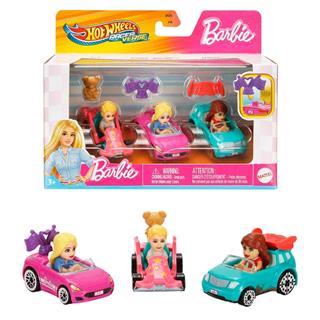 HOT WHEELS RACERVERSE BARBIE YARIS PISTI ARABALARI 3’LU PAKET JDG45 Diğer JDG45