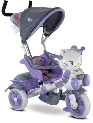 BABYHOPE KETY 3 TEKER KONTROLLU BISIKLET PEMBE-LILA Diğer 135 30 L