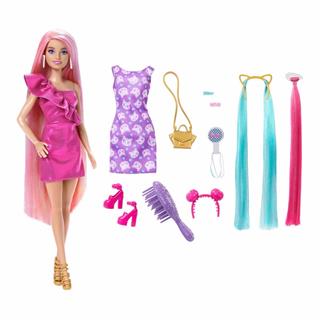 Barbie Upuzun Muhteşem Saçlı Bebekler Pembe Saçlı Bebek JDC85 Barbie JDC85