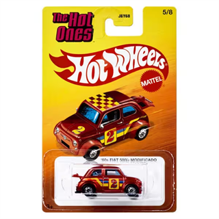 HOT WHEELS THE HOT ONES DIE CAST 60S FIAT 500D MODIFICADO JBY68-JKX44 Diğer JKX44