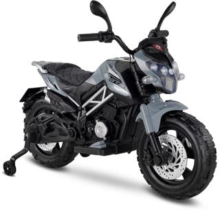 BABYHOPE 447 MOTOCROSS AKULU MOTORSIKLET 12V GRI Diğer 447 MTCRSS G