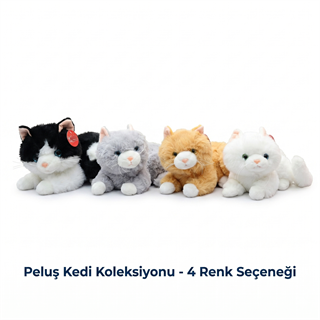 Vardem 36 cm 4 Asorti Peluş Sesli Kedi PJH14473 Vardem PJH14473