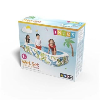 INTEX YAPRAK DESENLI TROPIK AILE HAVUZU 2295248 CM 57177 Diğer IH57177
