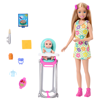 Barbie Skipper Bebek Bakıcısı Oyun Seti HTK35 Barbie HTK35