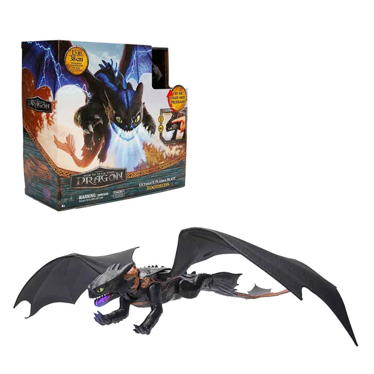 Spin Master Viking & Dragon DWD Plasma Blast Toothless 6072541