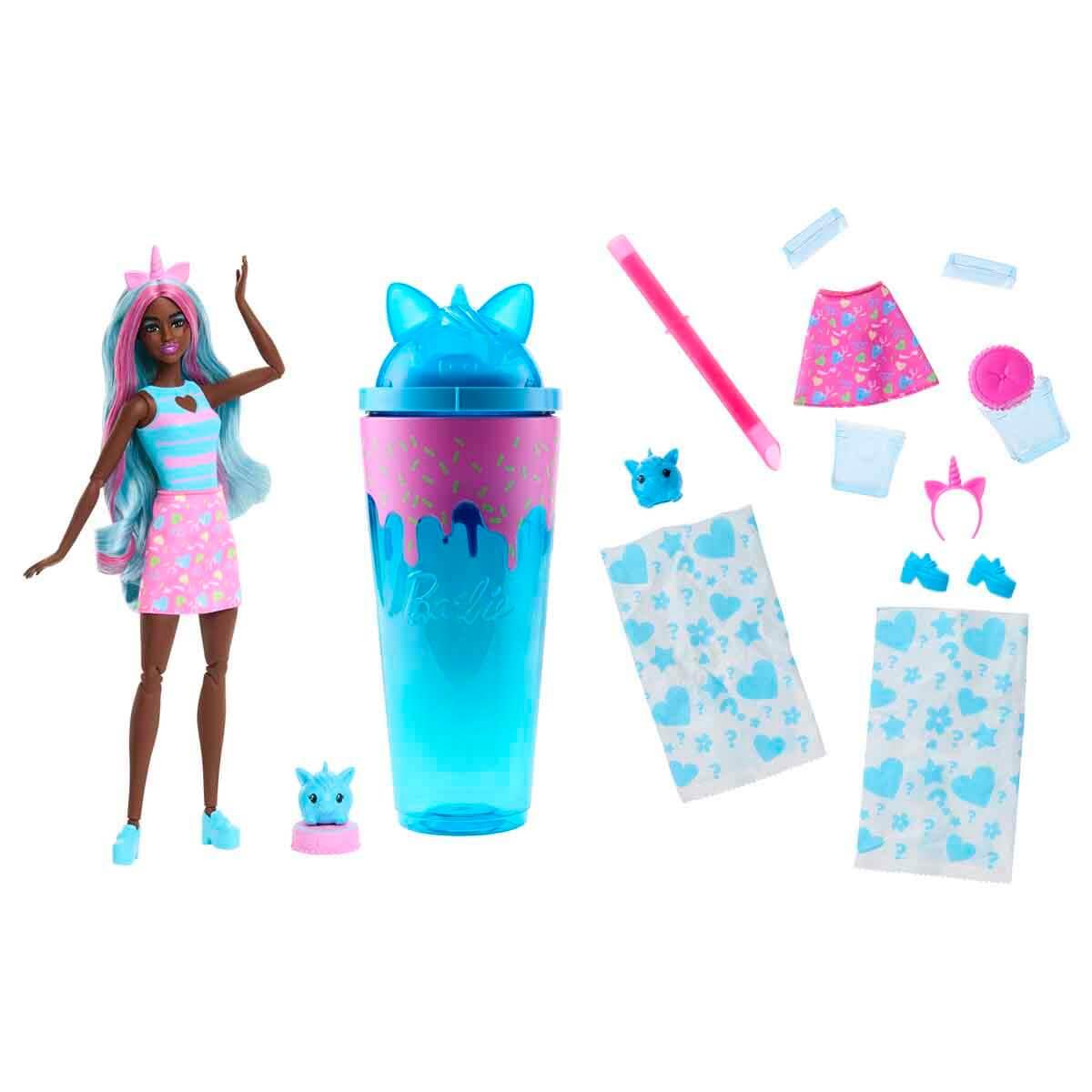 Barbie Pop Reveal Shake Serisi Mavi Unicorn JCN85-JCN86