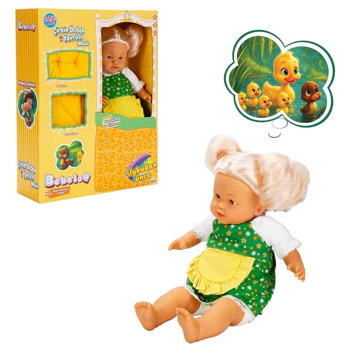 BEBELOU UYKUDAN ONCE BEBEGI MASAL ANLATAN CIRKIN ORDEK YAVRUSU 40 CM S01040032 Diğer S01040032