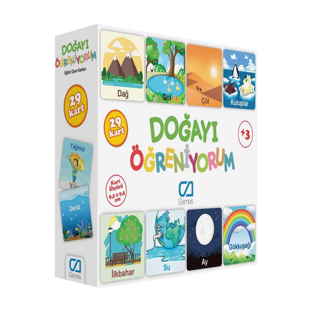 Doğayı Öğreniyorum Eğitici Oyun Kartları Ca Games CA 5053