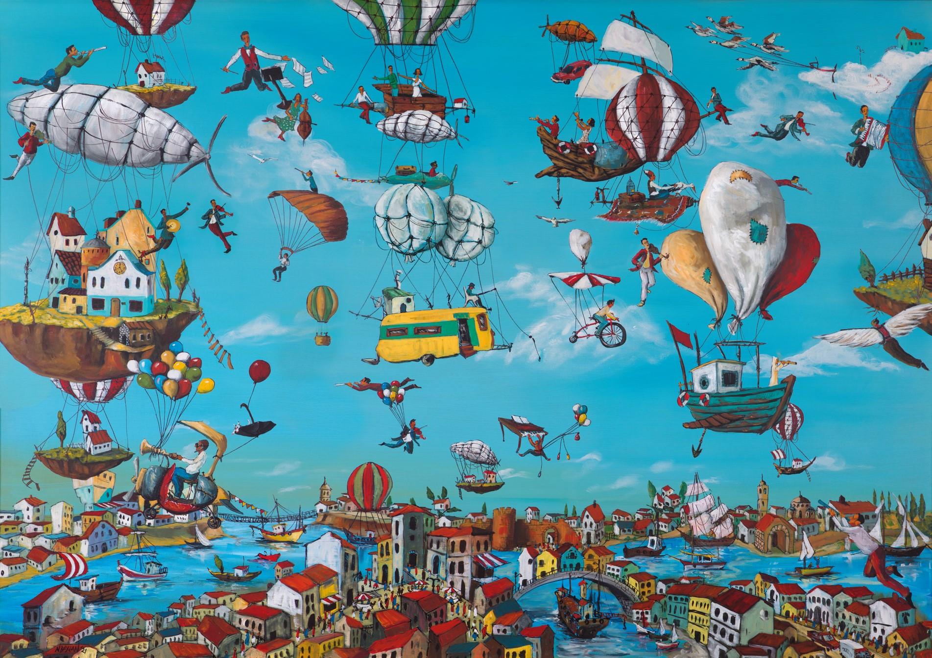 KS Games 1500 Flying Above the City Puzzle 22024 KS Games	 22024