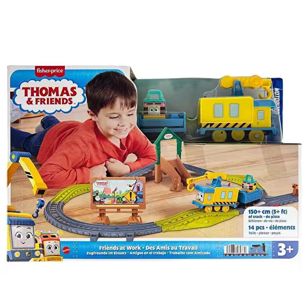 THOMAS VE ARKADASLARI MOTORLU TREN SETI FRIENDS AT WORK HGY78-JCY75 Diğer JCY75
