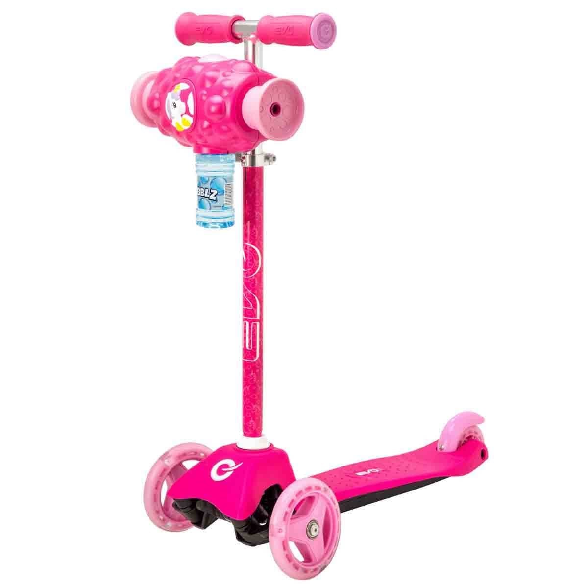EVO 3 TEKERLEKLI UNICORN BUBBLZ MINI CRUISER PEMBE SCOOTER Diğer S01001474