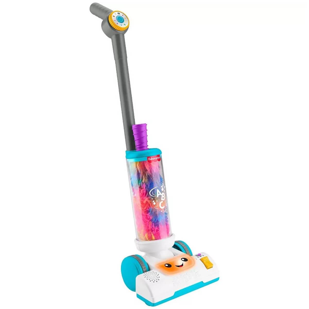 Fisher Price Sesli ve Işıklı Eğlen ve Öğren Süpürge JMM35 Fisher Price JMM35