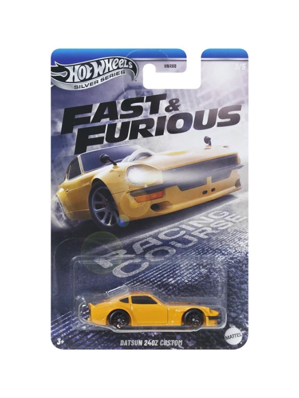 HOT WHEELS SILVER SERIES FAST & FURIOUS DATSUN 2402 CUSTOM HNR88-JBY41 Diğer JBY41