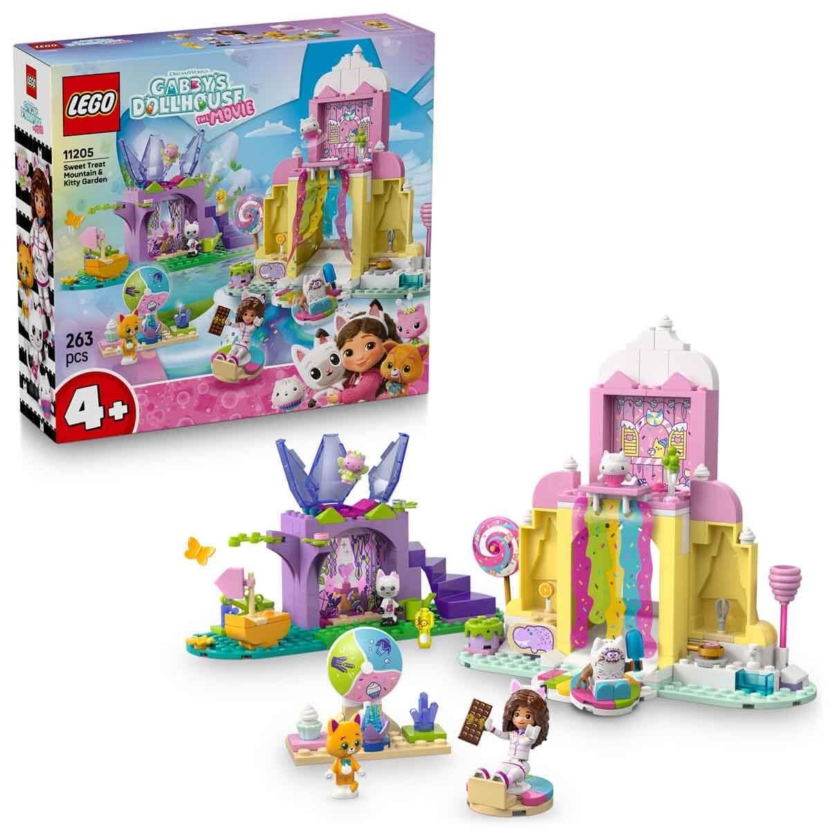LEGO GABBY’S DOLLHOUSE TATLI SEKERLEME DAGI VE KEDI BAHCESI 11205 Diğer LEJ11205