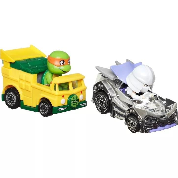 Hot Wheels Raceverse 2li Paket Shredder ve Michelangelo HRT55-HRT84 Hot Wheels HRT84