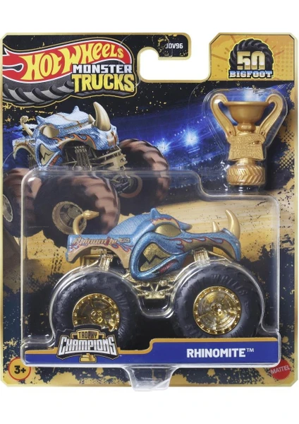 HOT WHEELS MONSTER TRUCKS BIGFOOT TROPHY SAMPIYONLARI RHINOMITE JDV96-JDW03 Diğer JDW03