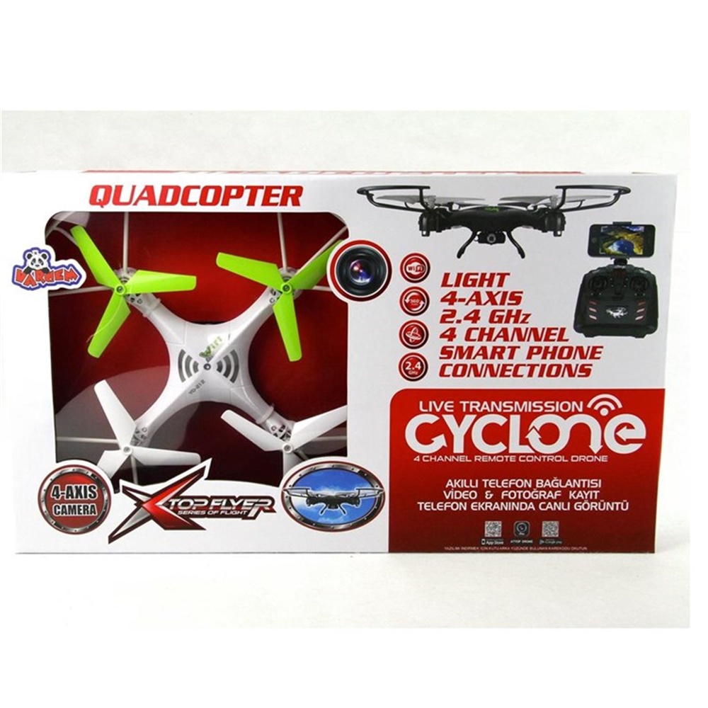 2.4 Ghz 4 Ch Gyro Drone Wifi Kameralı