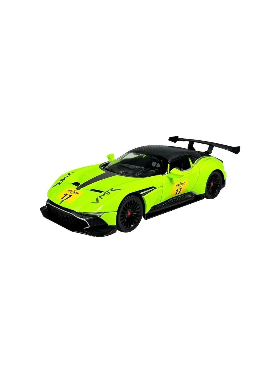 Vardem Kutulu Çek Bırak 1:22 Sesli ve Işıklı Metal Yarış Arabası Yeşil Vardem VARHCL 914Y