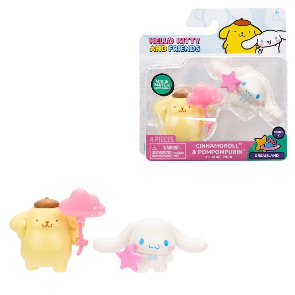 Giochi Hello Kitty 2li Mini Figür Pompompurin and Cinnamoroll HKT06100 Giochi Preziosi HKT06100 PC