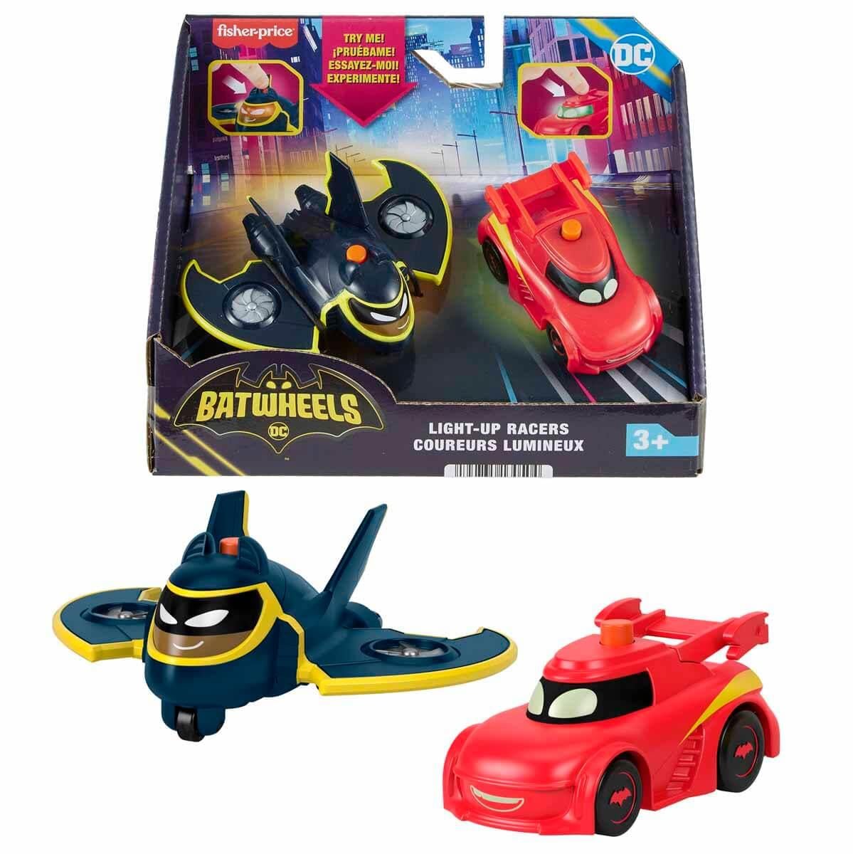 Fisher Price Batwheels Işıklı Yarışçılar Redbird & Batwing 2'li Paket HML26 Fisher Price HML26