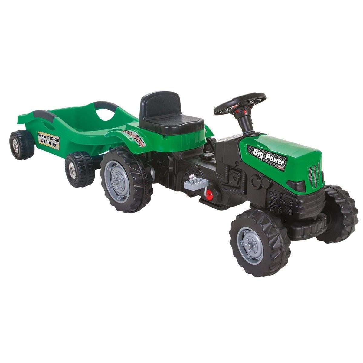 Pilsan Power Pedallı Big Trolley Traktör Yeşil 07 320 Pilsan PLS 07 320 Y