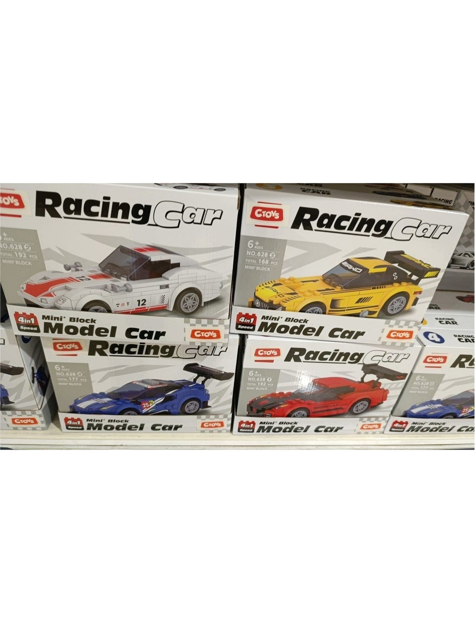 BLOK MINI MODEL ARABA 628 1 2 3 4 Diğer CTOY 628