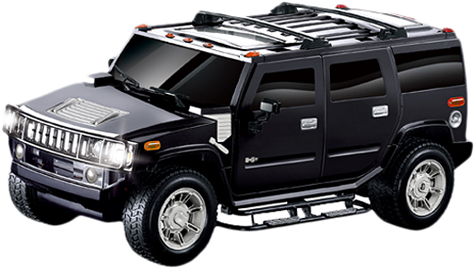 CTOY HUMMER H2 F/F U/K ISIKLI VE USB 1:16 SIYAH 866 893HBH2 Diğer CTOY 866 893HBH2 SI