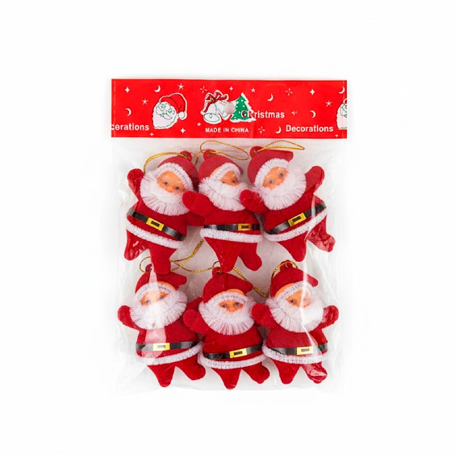 YILBASI SUS 6 LI NOEL BABA Diğer KZL 2505112