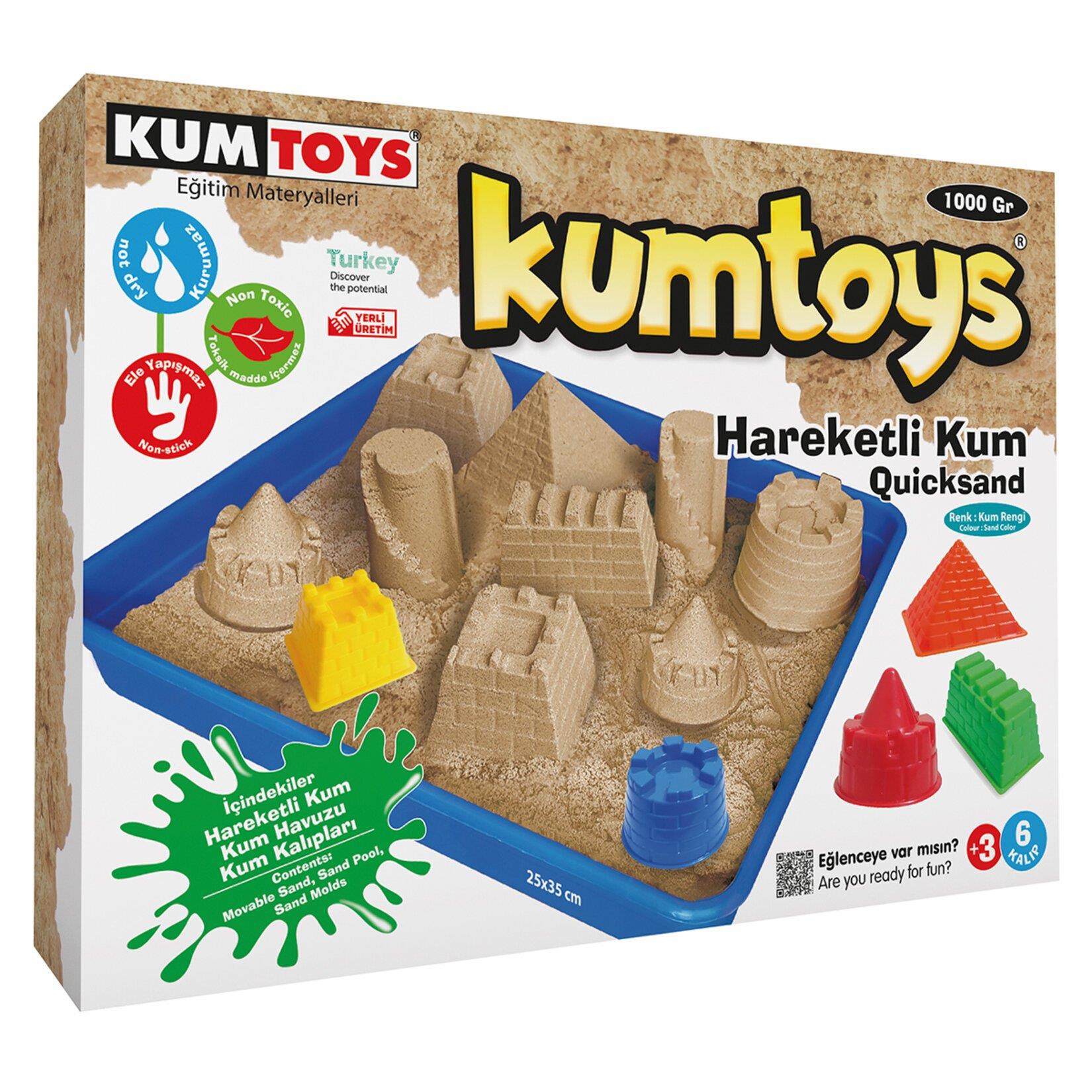 KUMTOYS HAREKETLI KUM SETI NATURAL Diğer KM5329 N