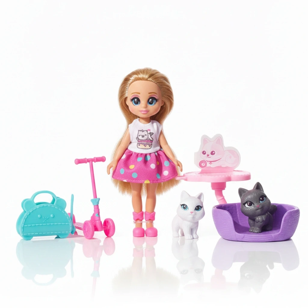 DREAMEEZ MINI BEBEK VE KEDI SETI Diğer S01081125
