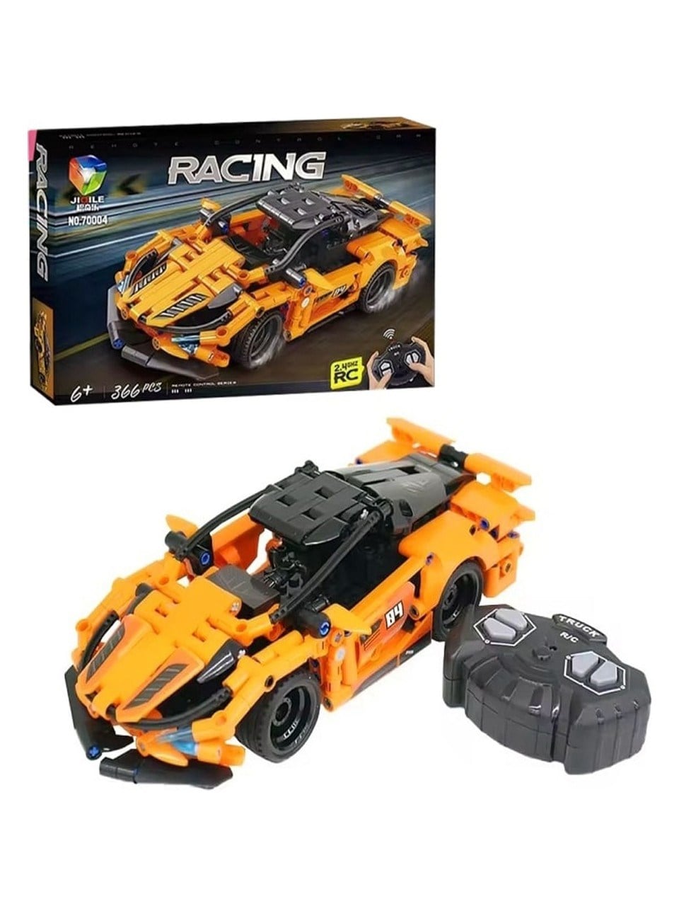 Ctoy Blok Uzaktan Kumandalı Yarış Arabası 366 Parça Diğer CTOY 70004