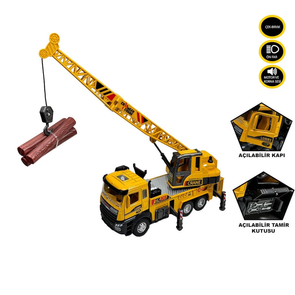 Çek Bırak Işıklı ve Sesli 1:28 Vinç 02B Diğer XXX992 02B