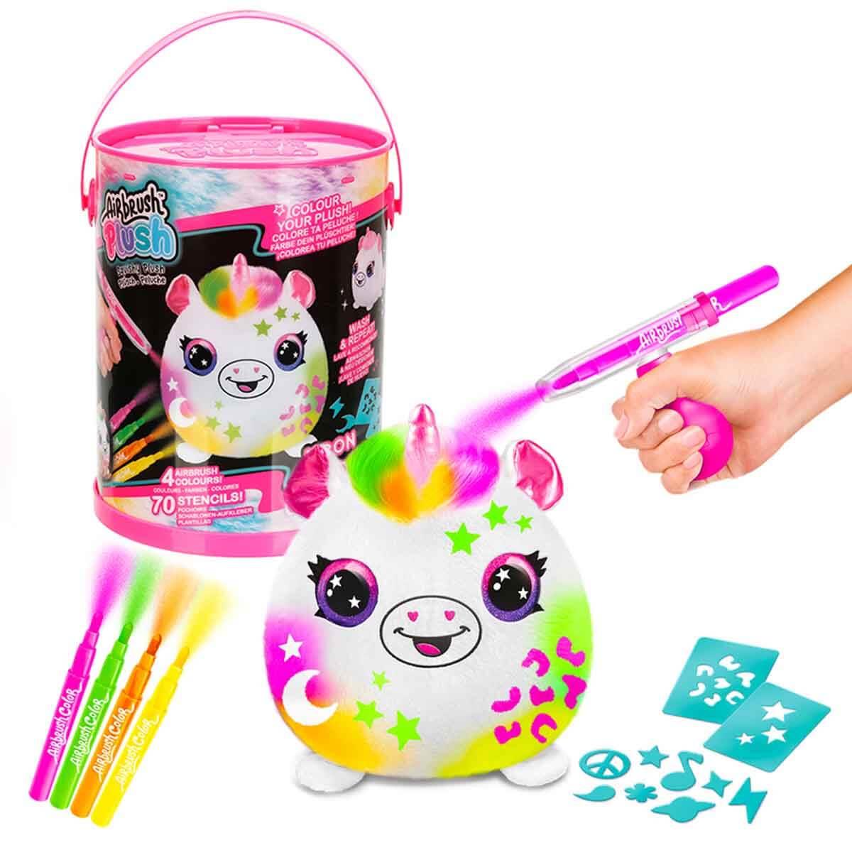 AIRBRUSH PELUS NEON BOYAMA SETI UNICORN PEMBE KUTU Diğer S00045523 P