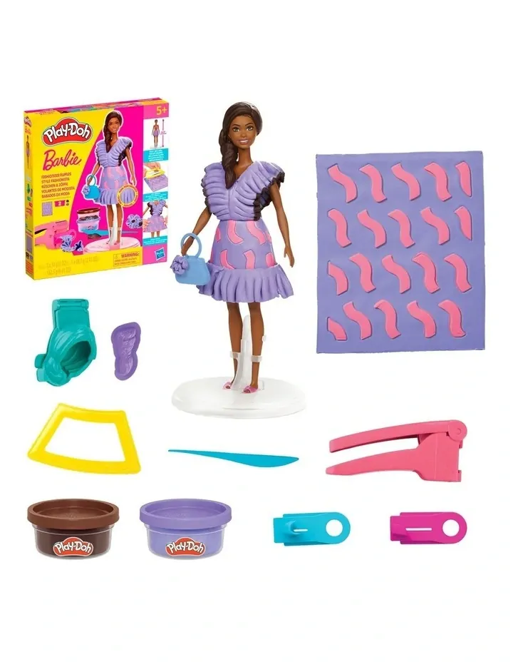 PLAYDOH BARBIE FASHIONISTA FIRFIRLI BEBEK SETI G1359 Diğer G1359