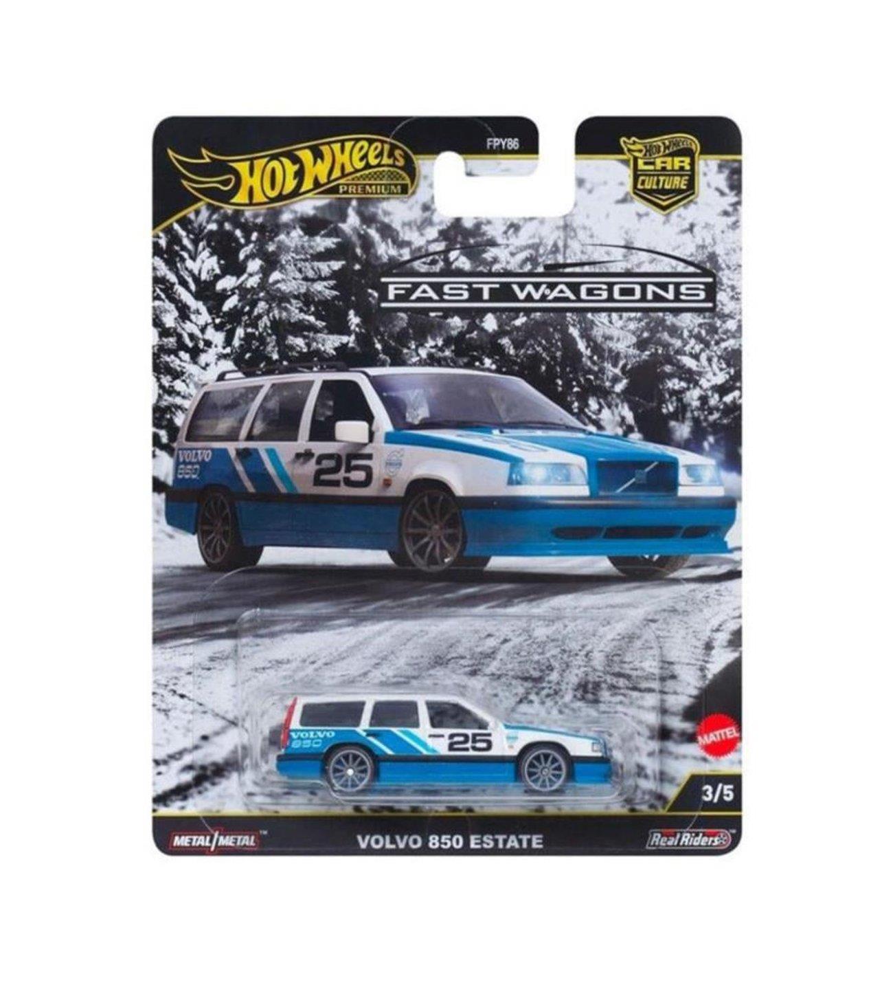 HOT WHEELS PREMIUM CAR CULTURE FAST WAGON VOLVO 850 ESTATE FPY86-JBK68 Diğer JBK68
