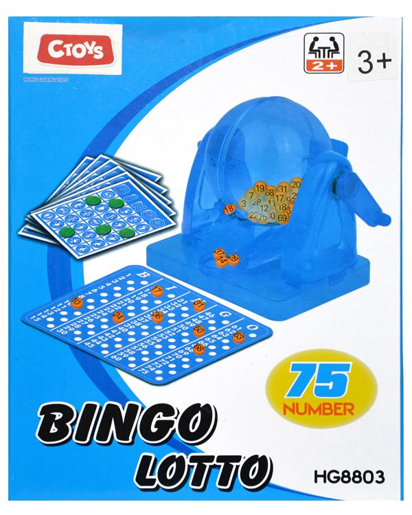 Bingo Lotto 75 Parça Kutu Oyunu HG8803B Diğer HB8803B